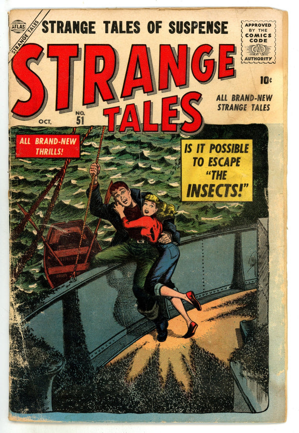Strange Tales Vol 1 51 GD+ (2.5) (1956)