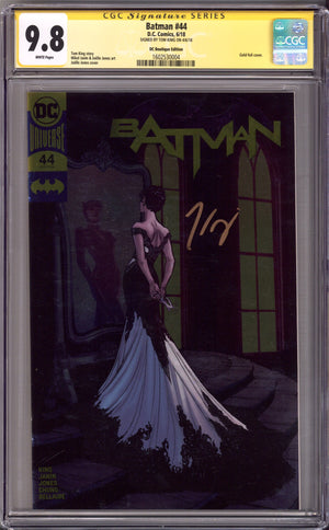 Batman Vol 2 44 CGC 9.8 (NM/M) (2015) Jones Foil Exclusive Variant Signed x1 Cover Tom King