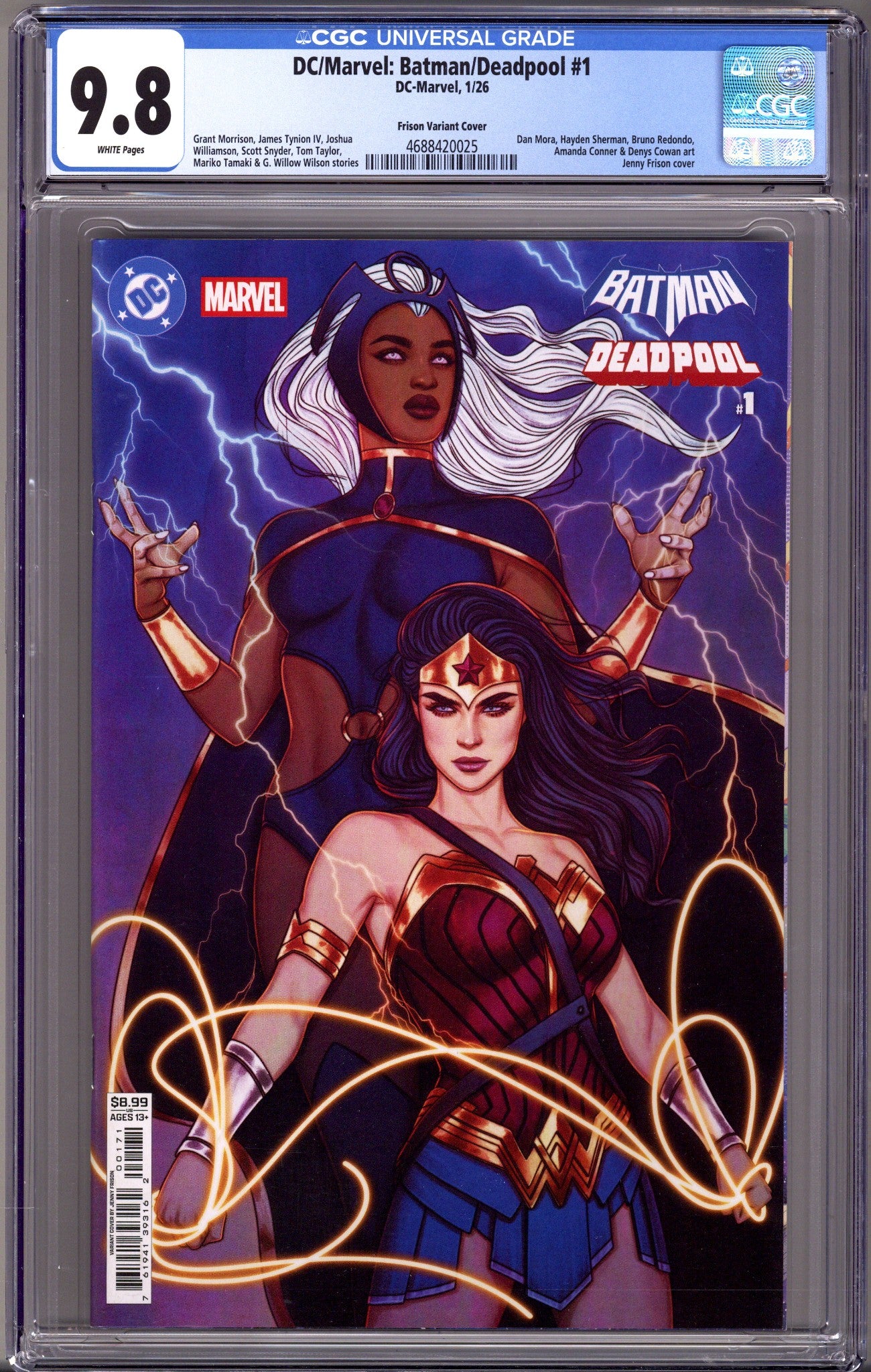DC/Marvel: Batman/Deadpool 1 CGC 9.8 (NM/M) (2026) Frison Variant 
