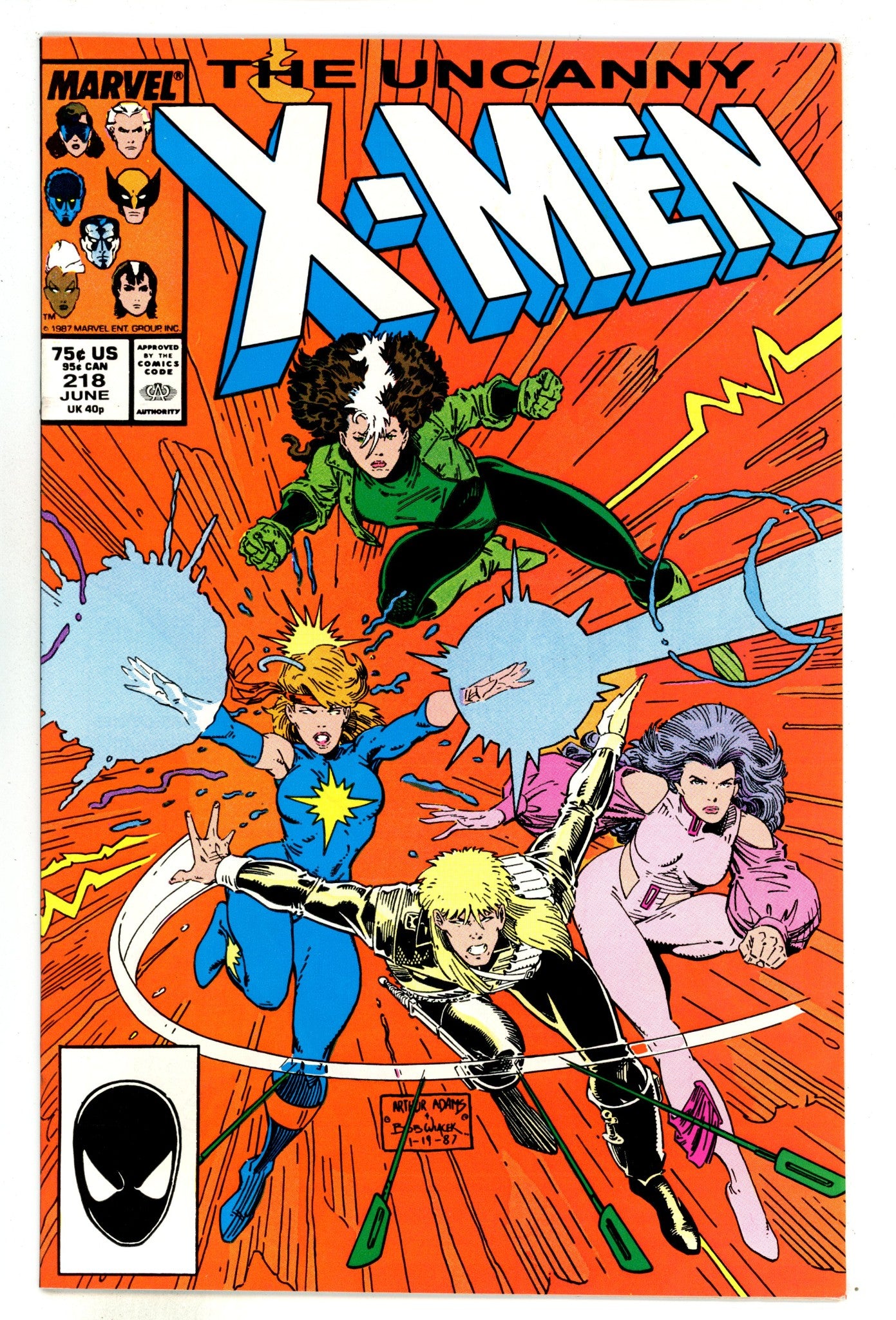 The Uncanny X-Men Vol 1 218 High Grade (1987) 