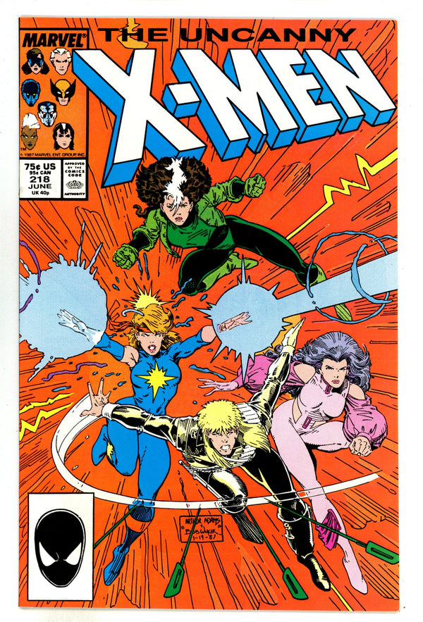 The Uncanny X-Men Vol 1 218 High Grade (1987)
