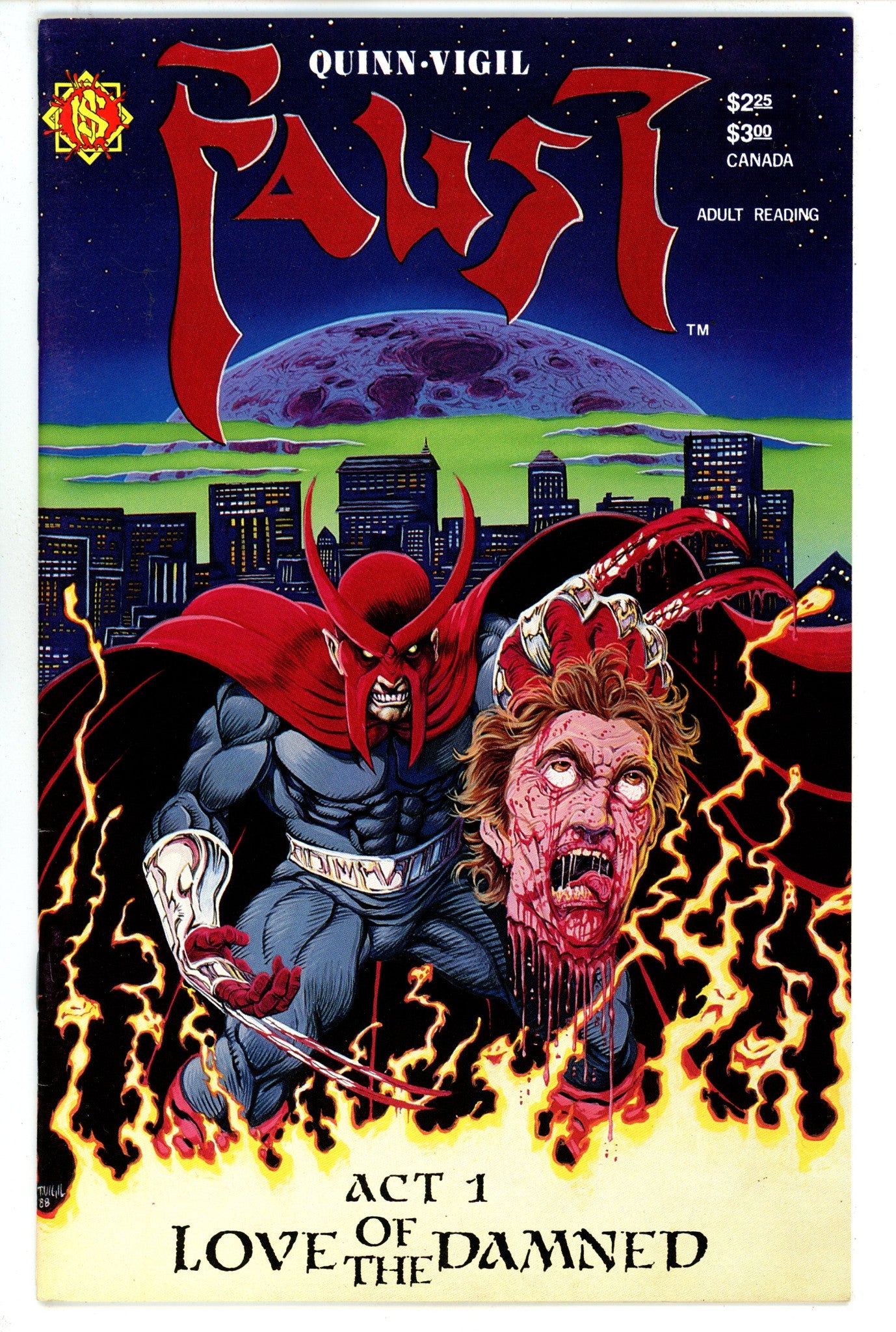 Faust Vol 1 1 FN/VF (7.0) (1990) 4th Print 