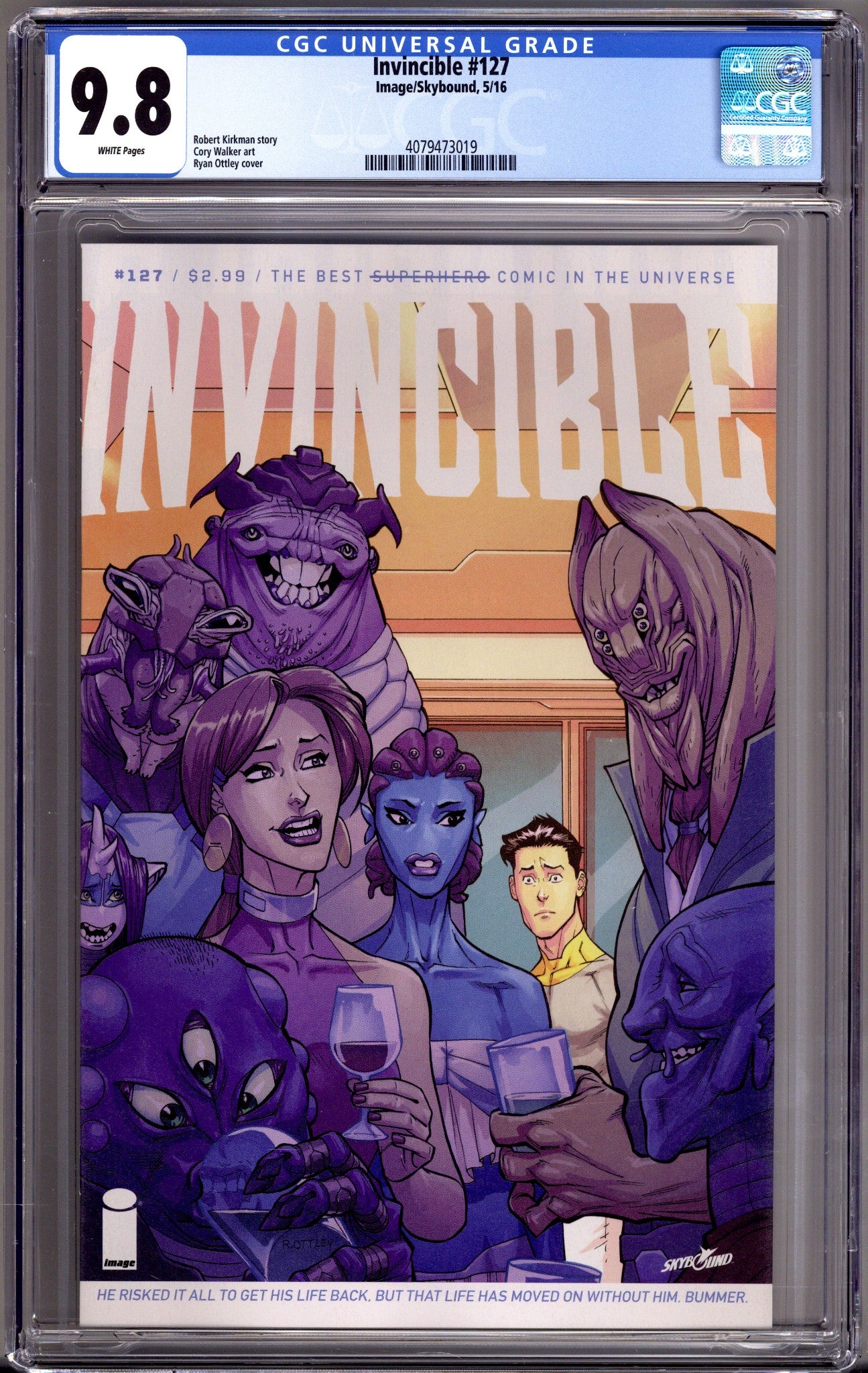 Invincible   127 CGC 9.8 (NM/M)   (2016)        