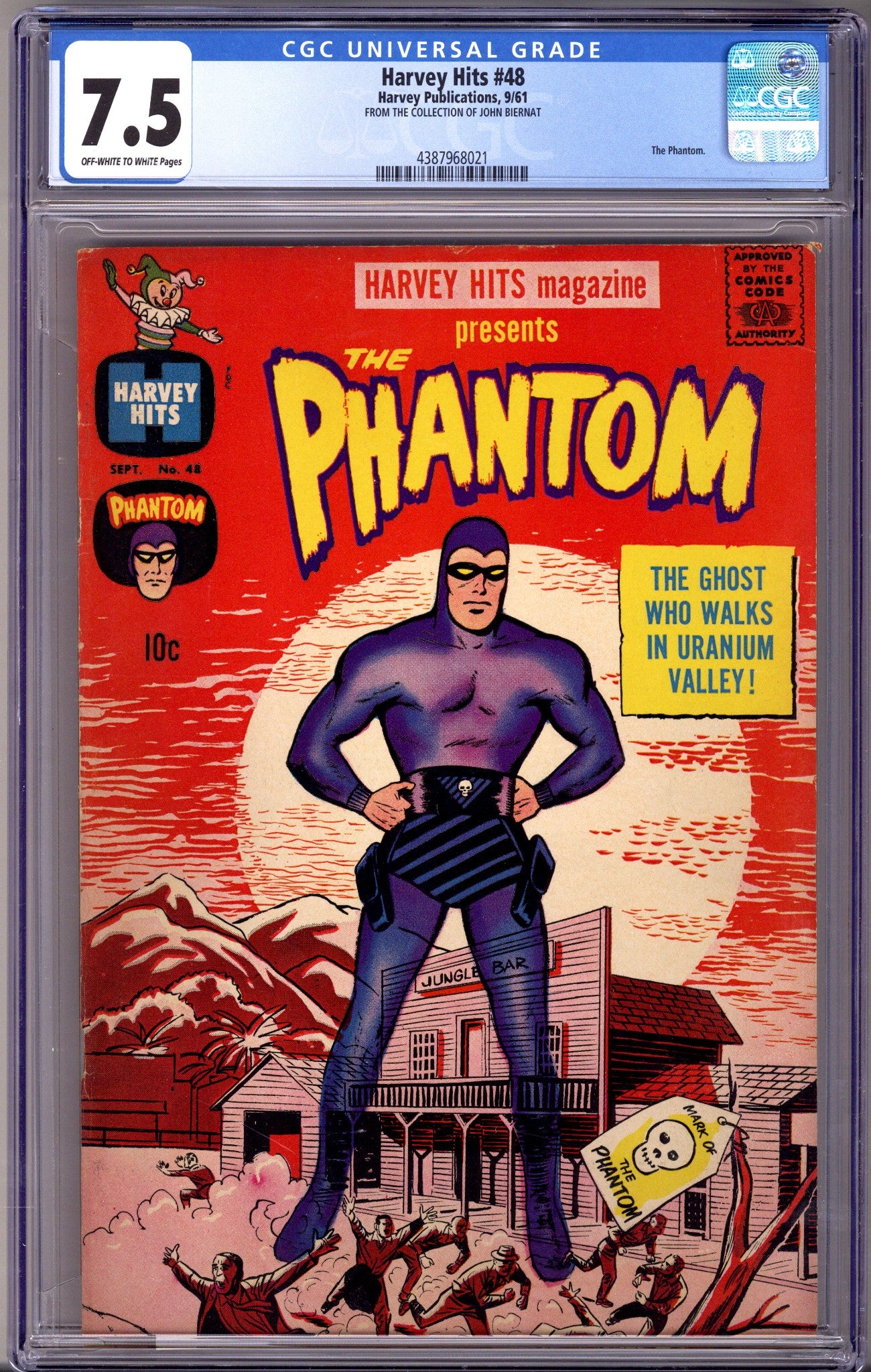 Harvey Hits 48 CGC 7.5 (VF-) (1961)