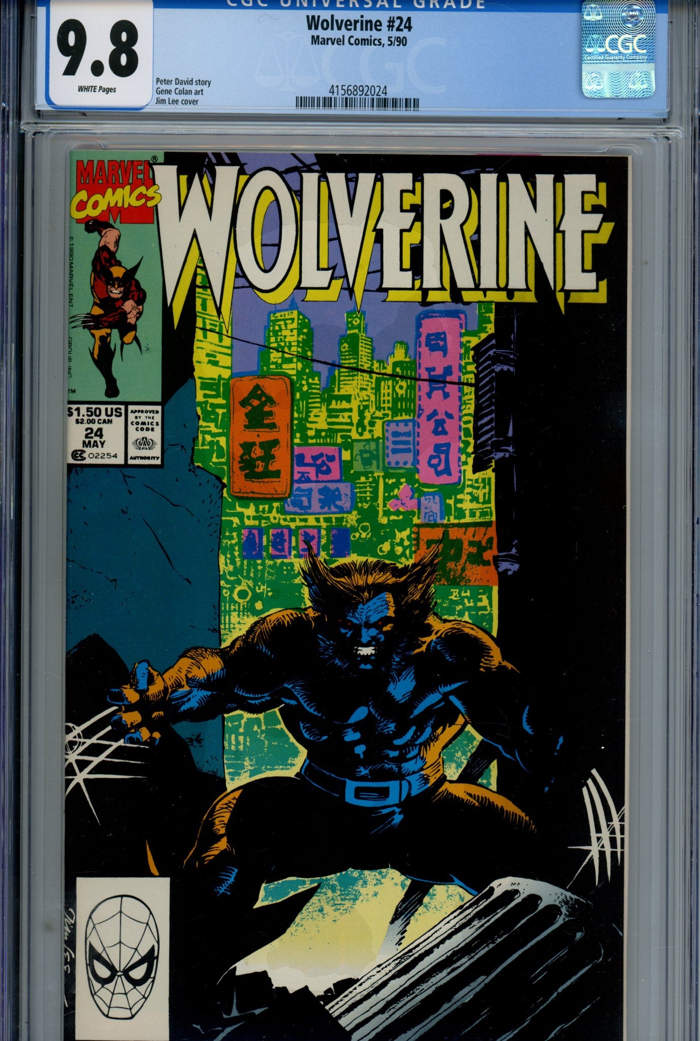 Wolverine Vol 2 24 CGC 9.8 (1990)