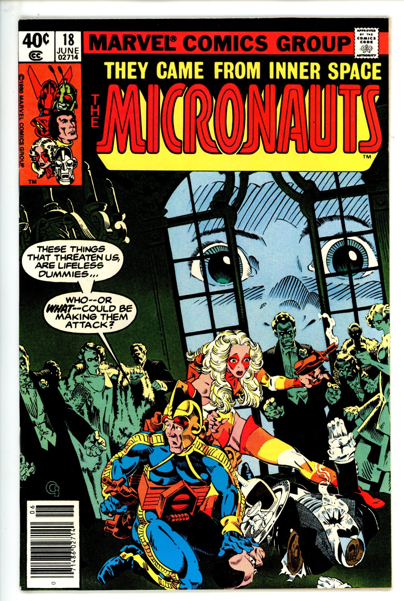 Micronauts Vol 1 18 Newsstand (1980)