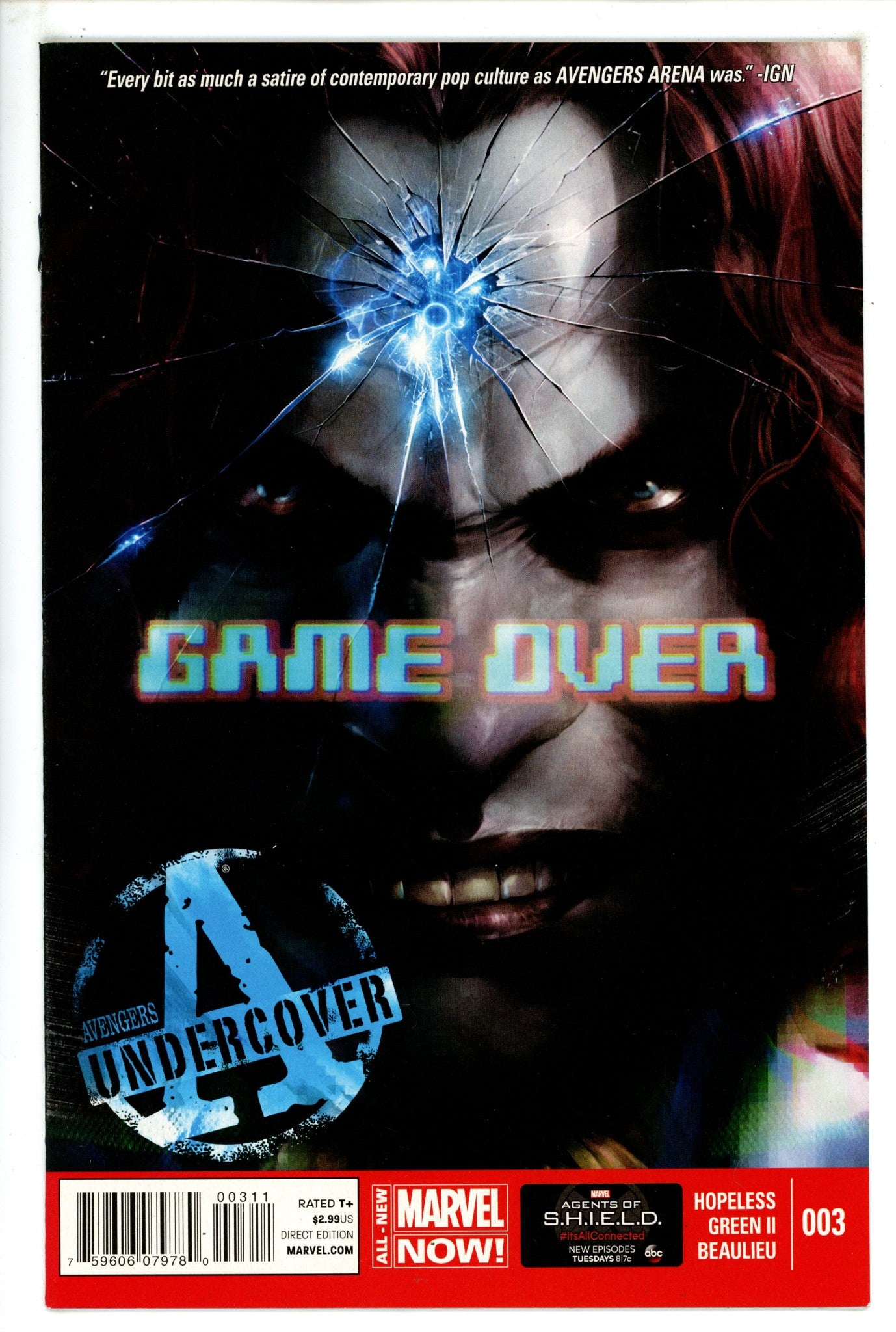 Avengers Undercover Vol 1 3 High Grade (2014) 