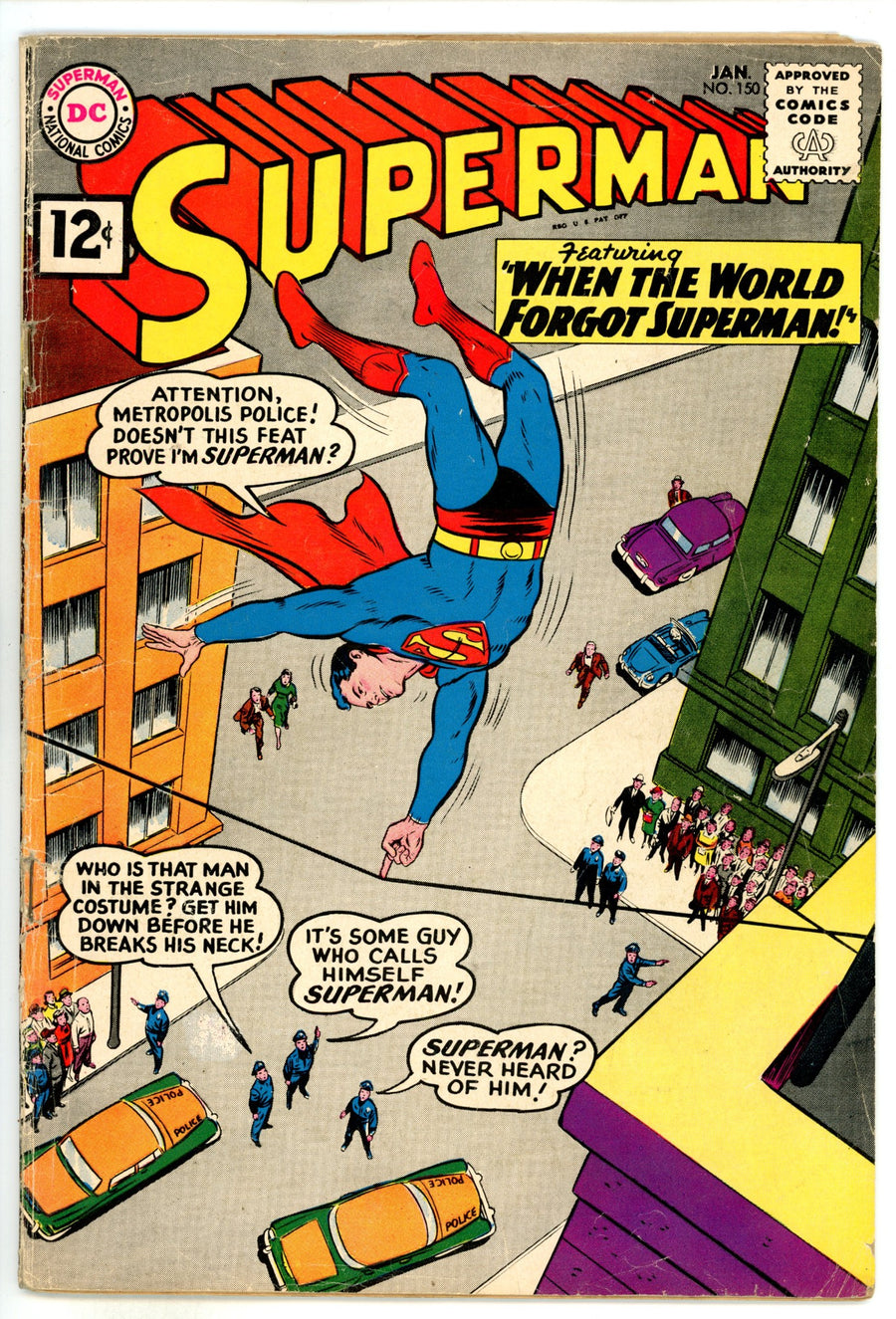 Superman Vol 1 150 GD/VG (3.0) (1962) 