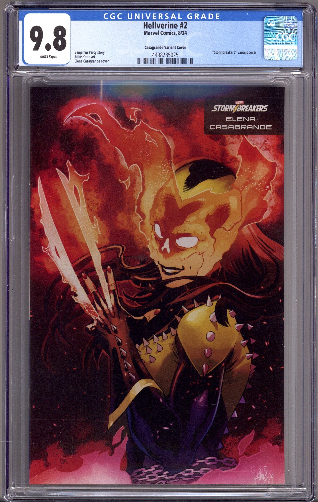 Hellverine Vol 1 2 CGC 9.8 (NM/M) (2024) Casagrande Variant 