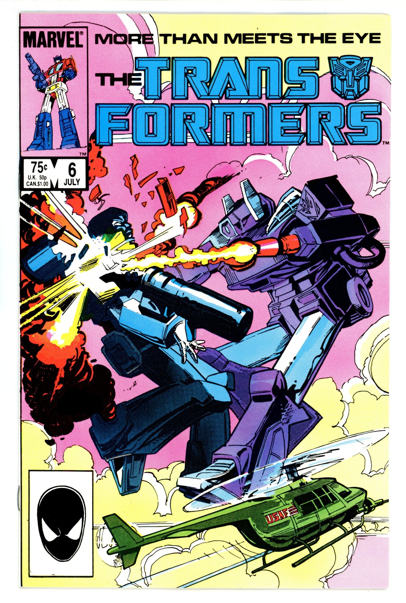 The Transformers 6 VF/NM (9.0) (1985) 