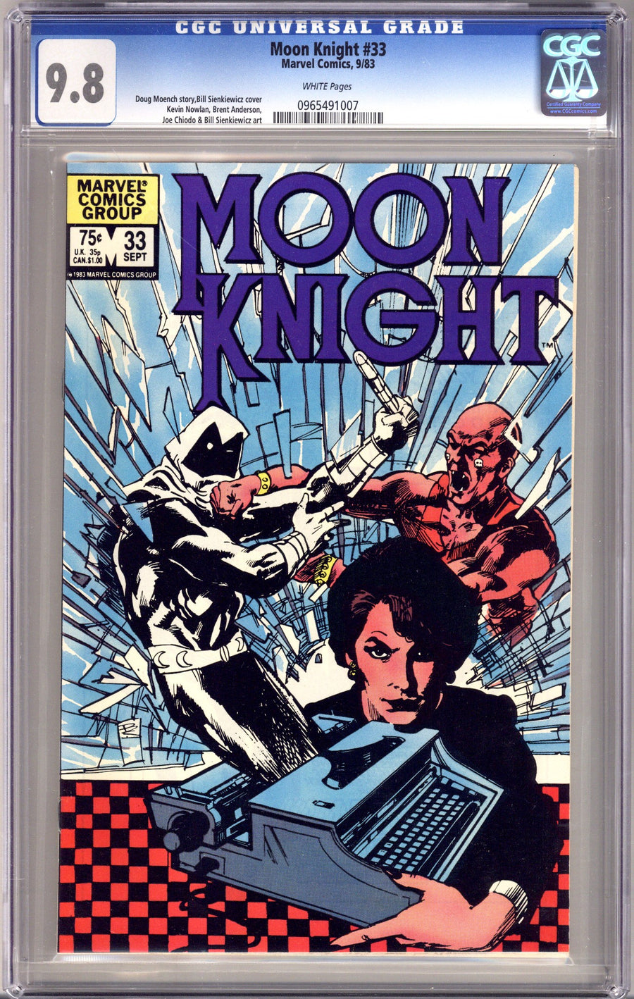 Moon Knight Vol 1 33 CGC 9.8 (NM/M) (1983)