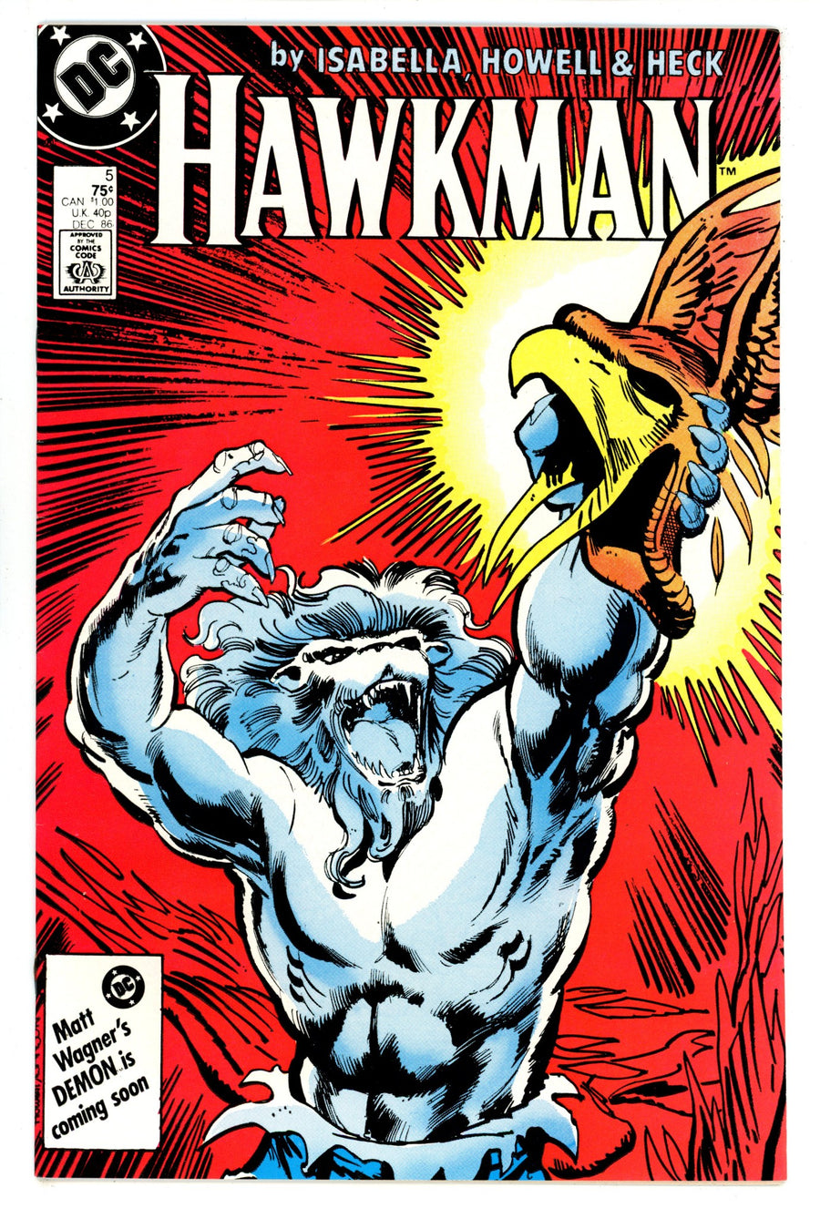 Hawkman Vol 2 5 High Grade (1986) 