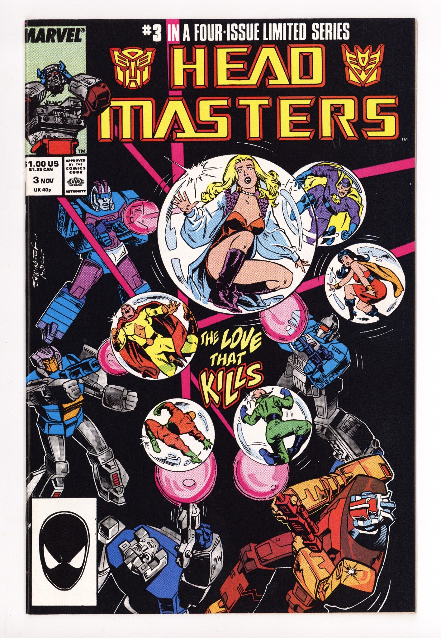 The Transformers: Headmasters 3 High Grade (1987) 