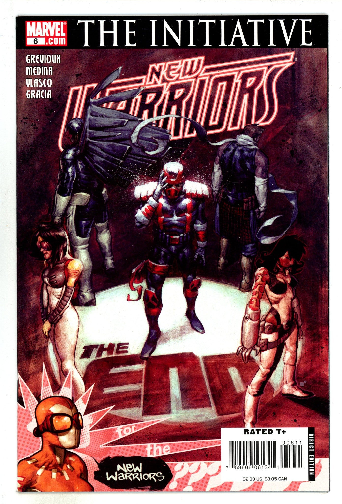 New Warriors Vol 4 6 High Grade (2008) 