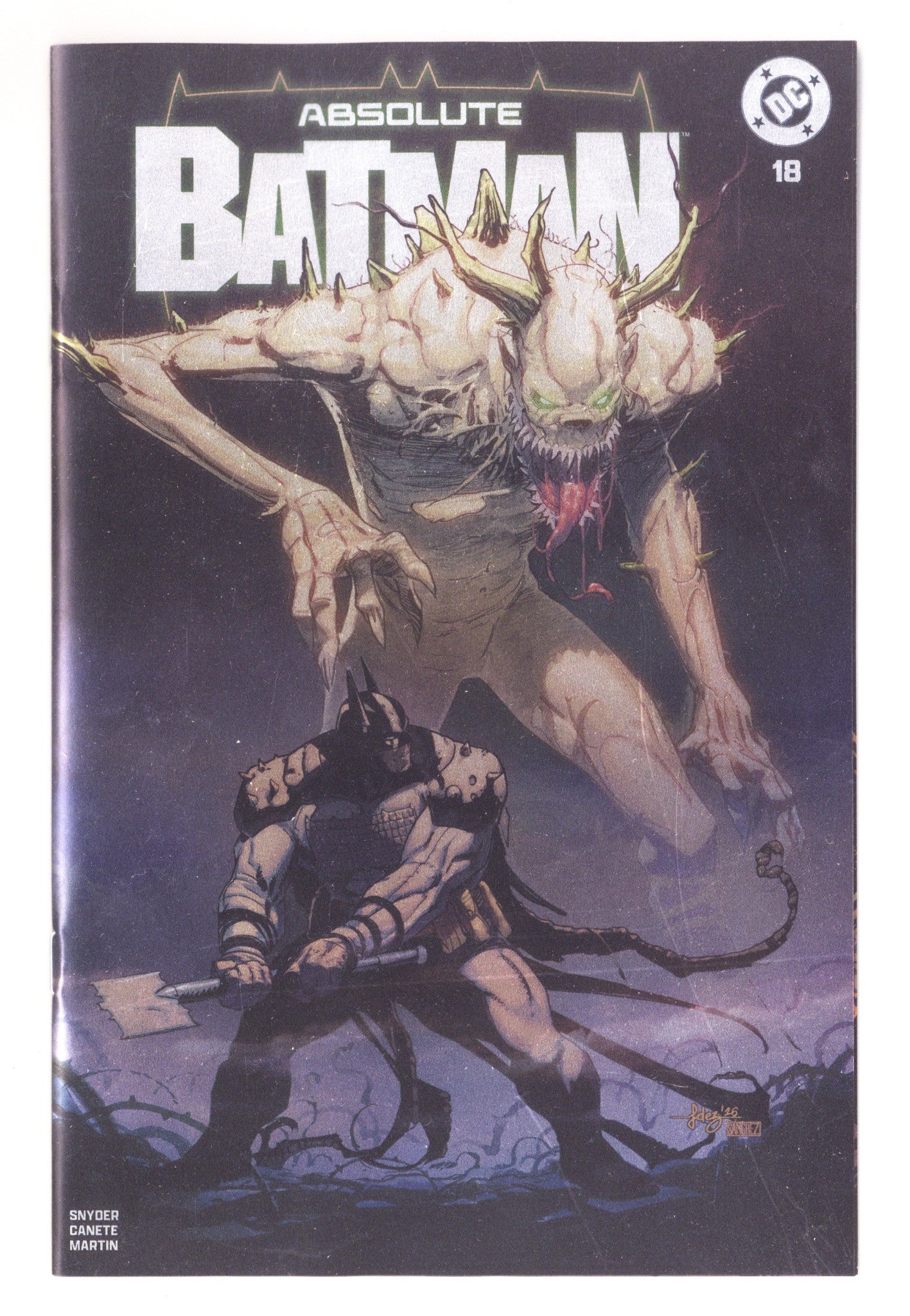 Absolute Batman 18 NM (9.4) (2026) Fernandez Foil Exclusive Variant 