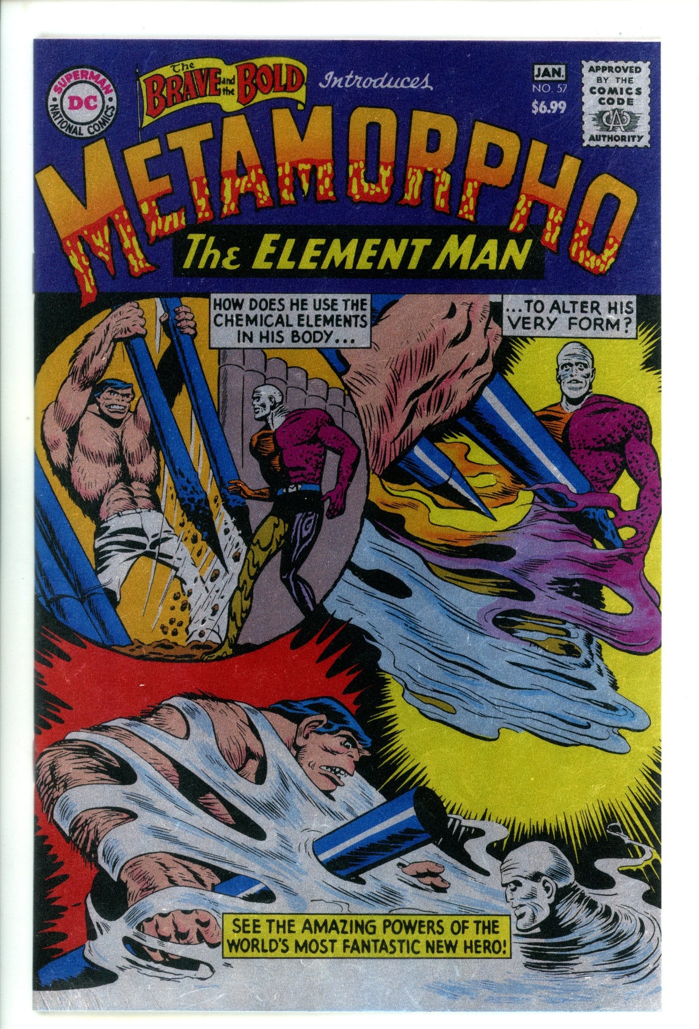 Brave And The Bold 57 Fradon Facsimile Foil Variant (2025)