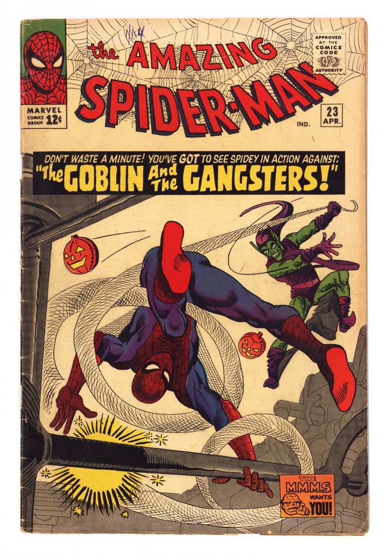 The Amazing Spider-Man Vol 1 23 VG (4.0) Pin Up Missing (1965) 