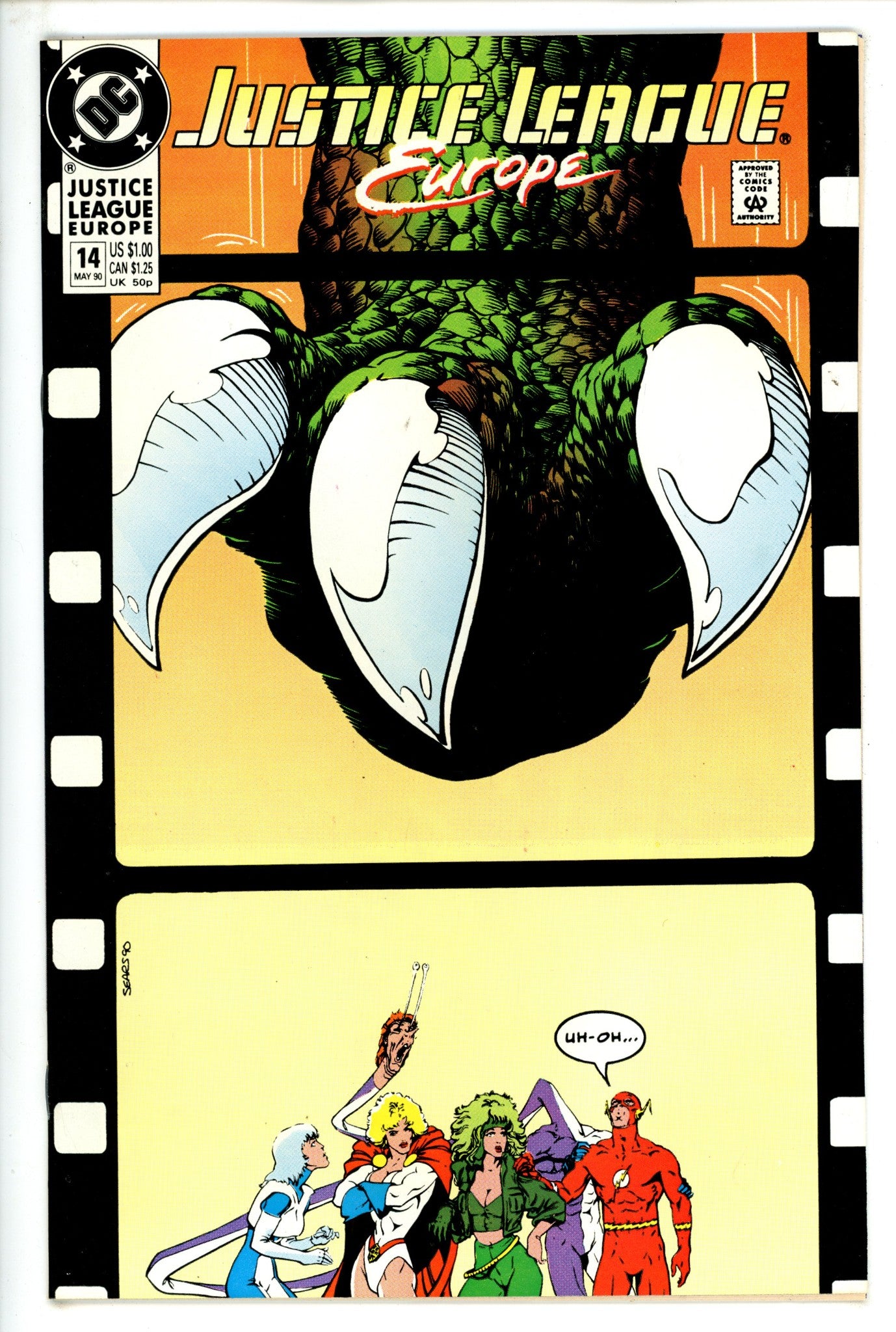 Justice League Europe 14 (1990)