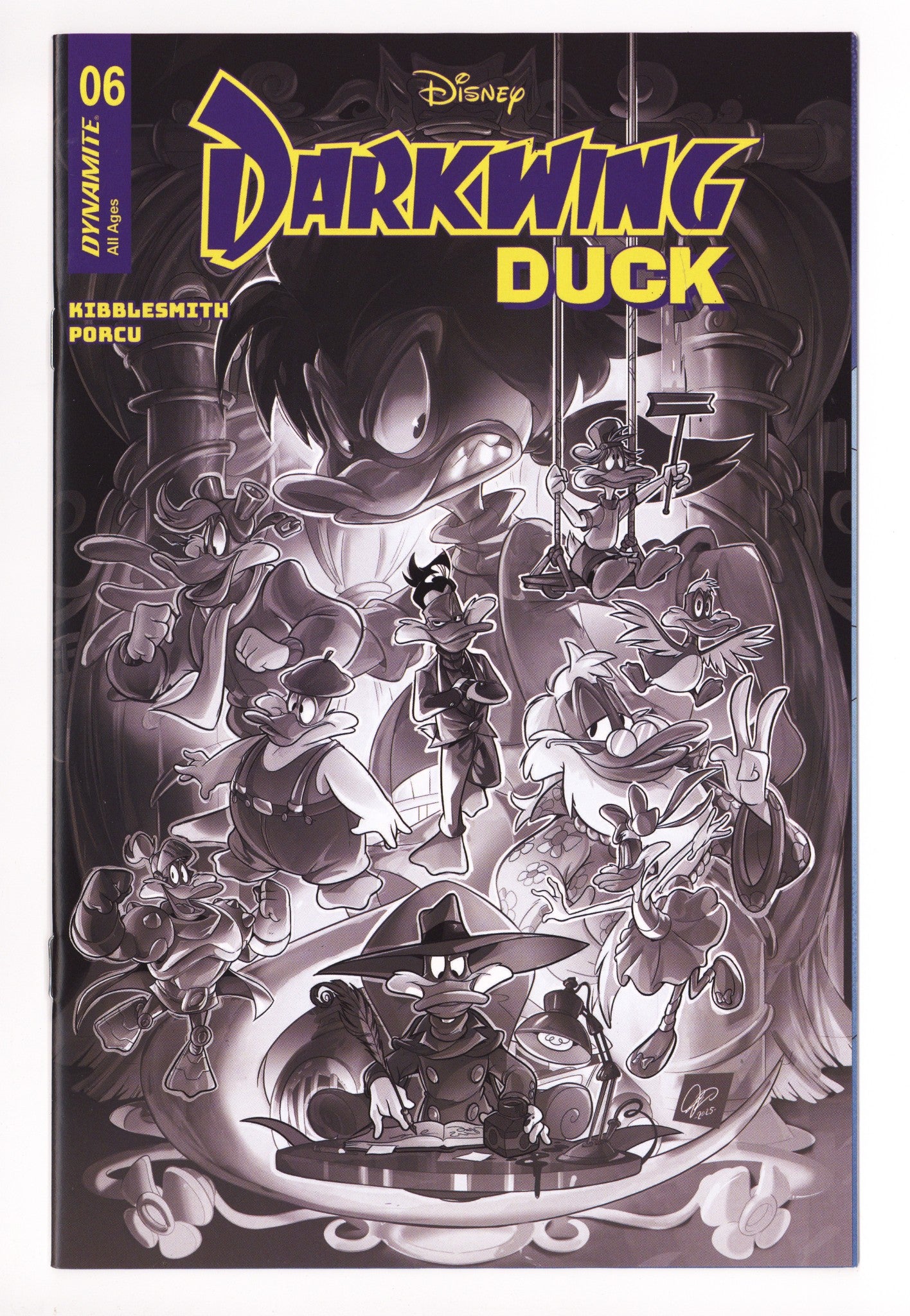 Darkwing Duck  6 Cangialosi  B&W Incentive   (2025)