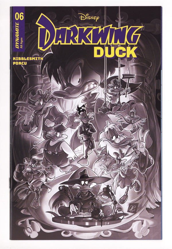 Darkwing Duck 6 Cangialosi B&W Incentive (2025)