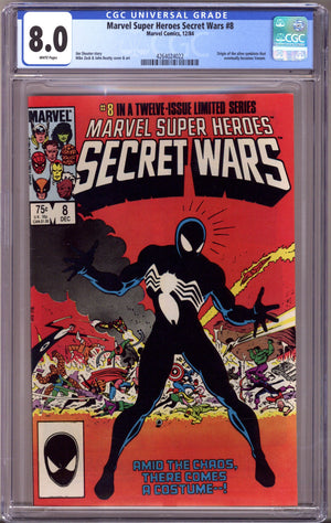 Marvel Super-Heroes Secret Wars 8 CGC 8.0 (VF) (1984)