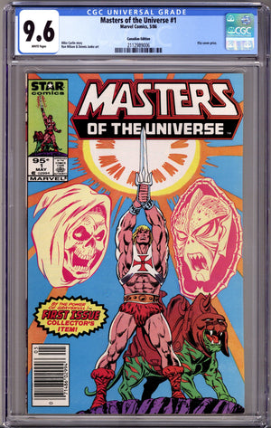 Masters of the Universe   1 CGC 9.6 (NM+)   (1986)     Canadian Price Variant