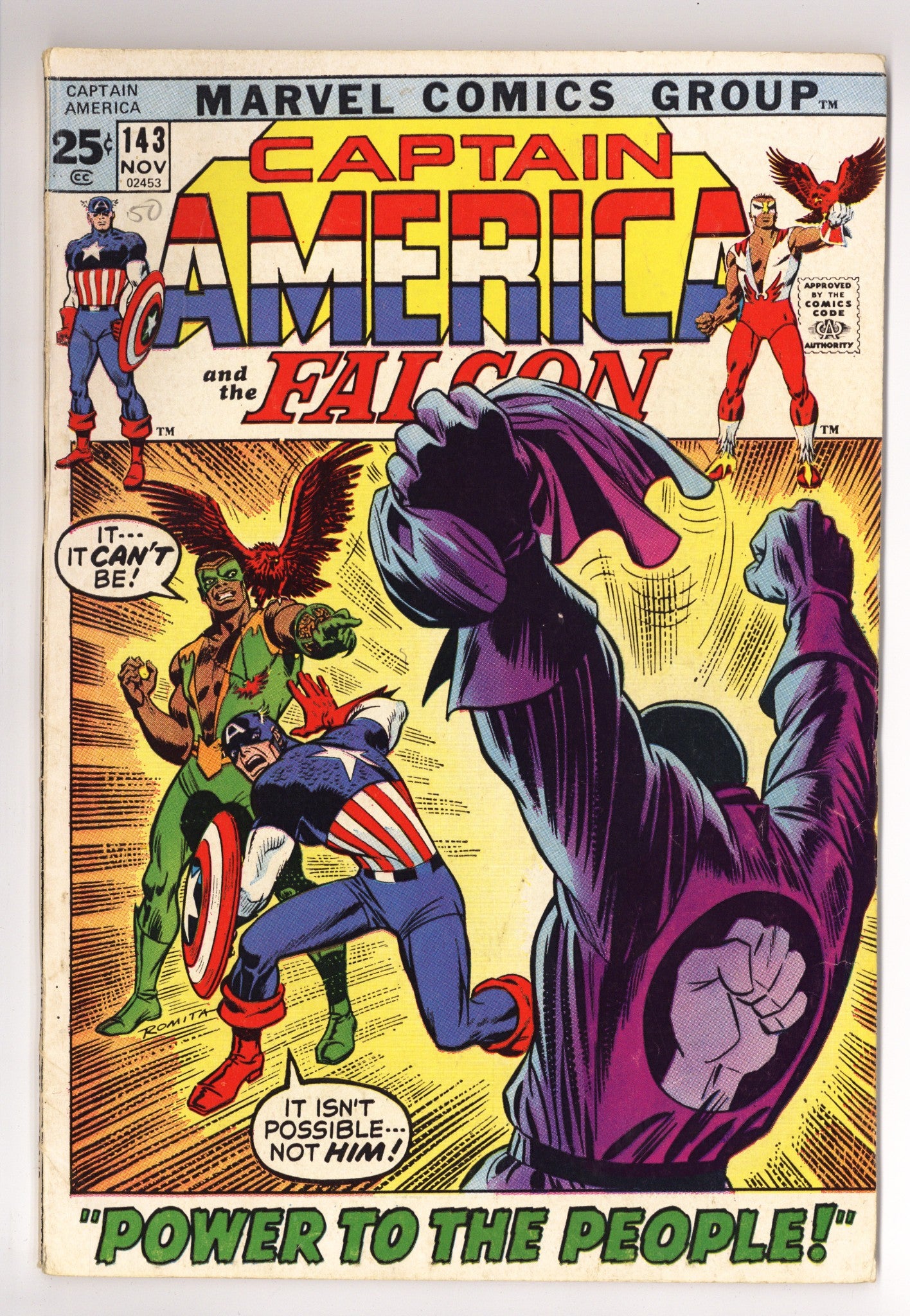 Captain America Vol 1 143 VG (4.0) (1971) 