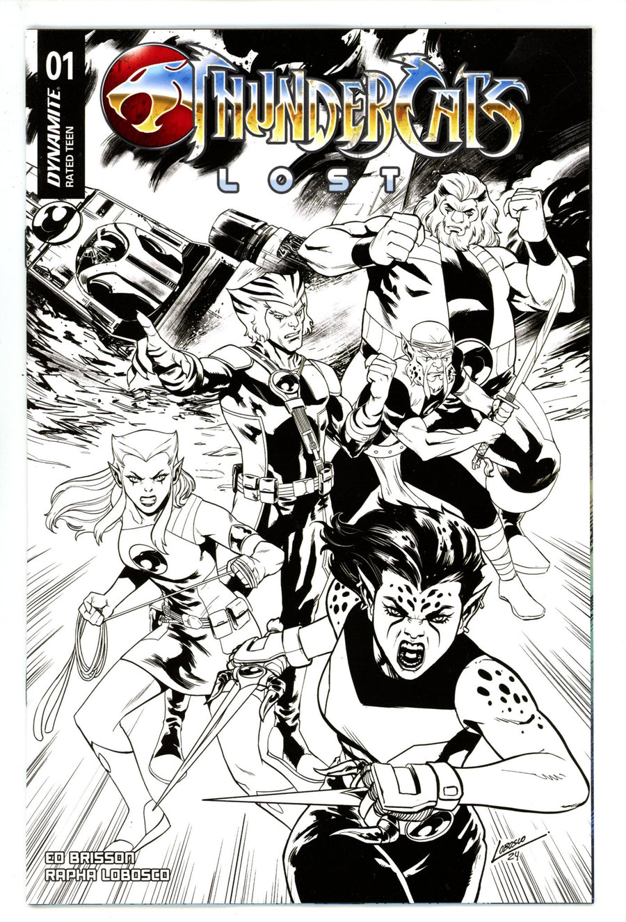 Thundercats Lost 1 Lobosco B&W Incentive Variant (2025)