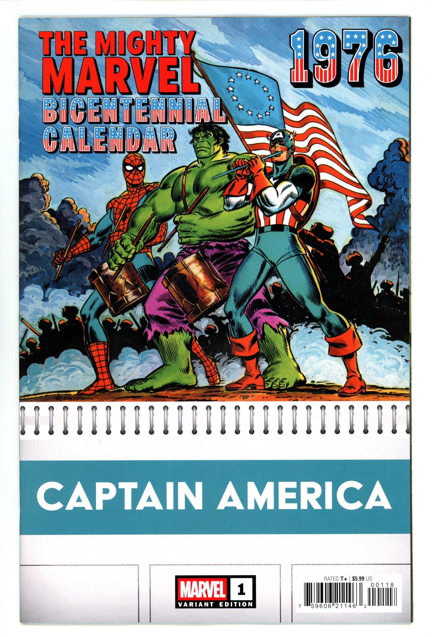Captain America Vol 12 1 Sr.  Incentive Variant VF/NM  (2025)