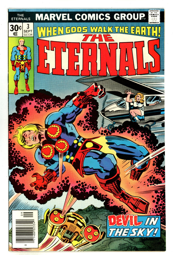 The Eternals Vol 1 3 VF+ (8.5) (1976)