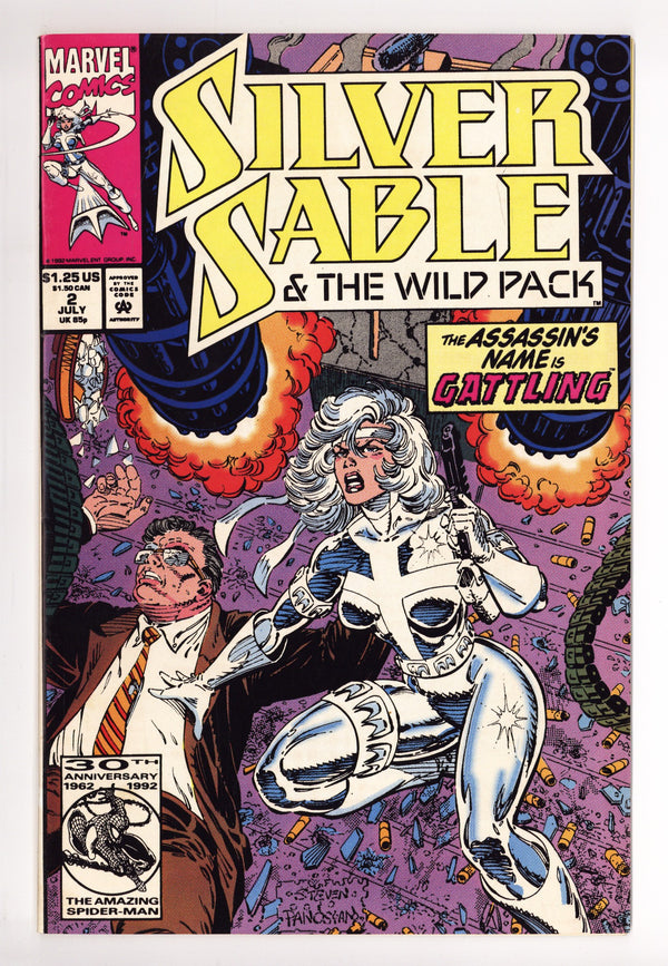 Silver Sable and the Wild Pack 2 High Grade (1992)