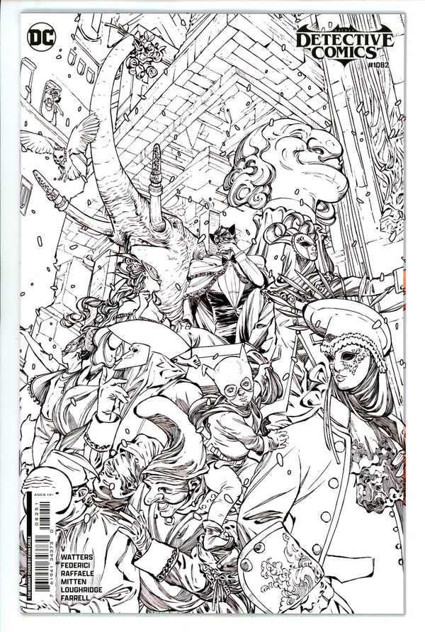 Detective Comics Vol 3 1082 Cagle B&W Incentive Variant NM+ (2024)