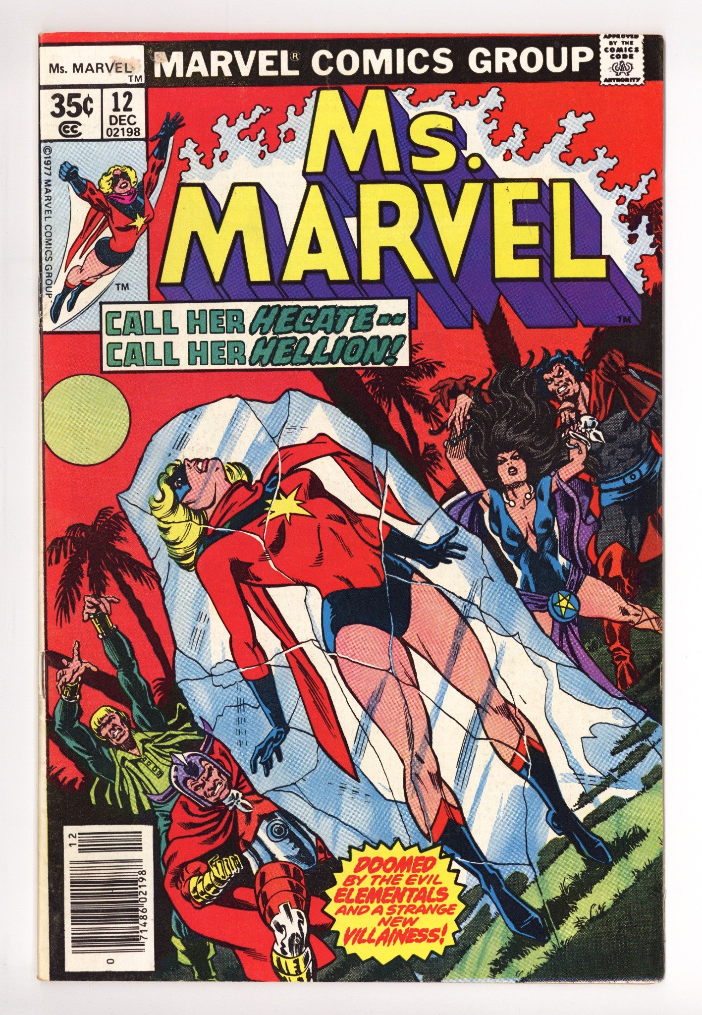 Ms. Marvel Vol 1 12 Mid Grade (1977) 