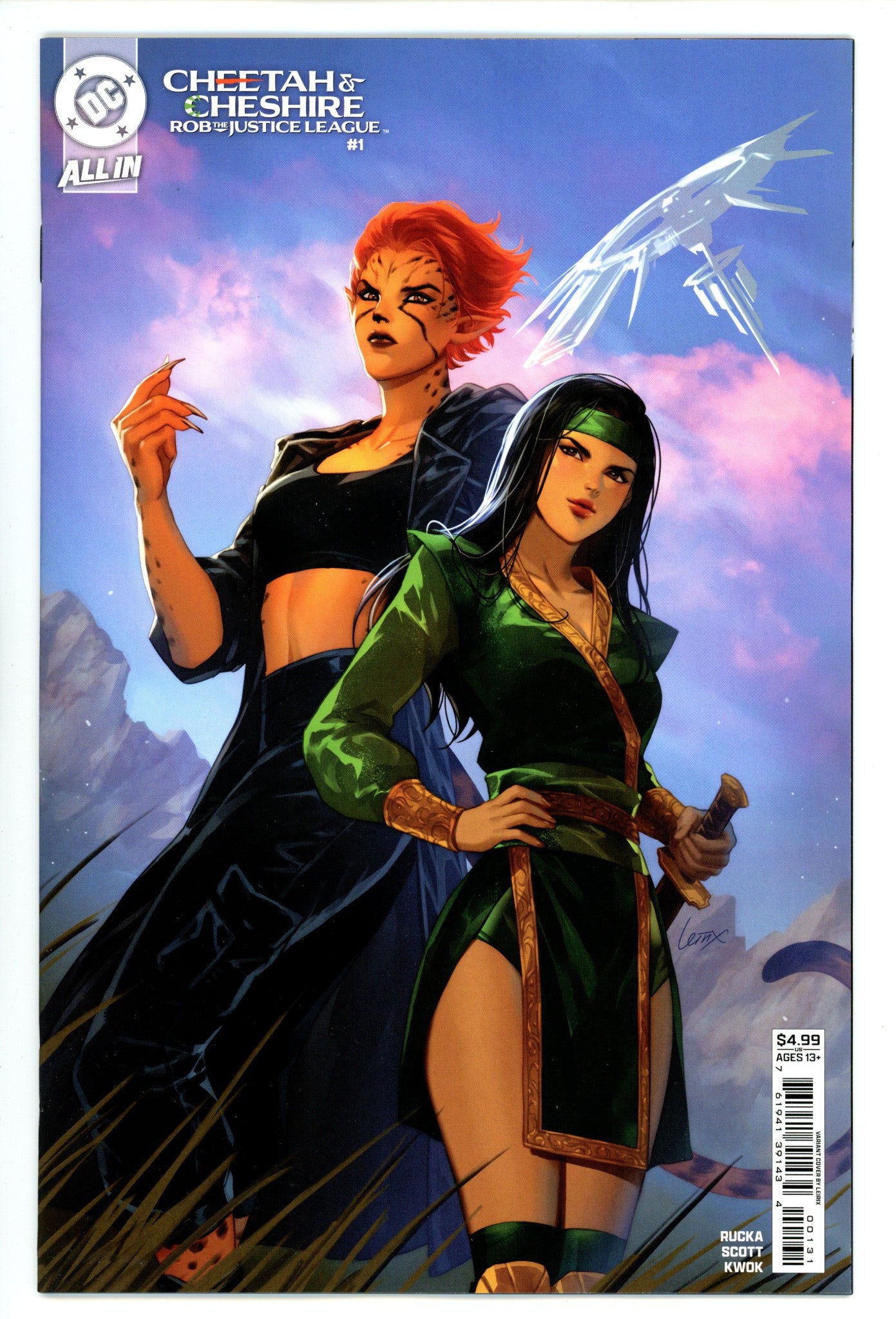Cheetah And Cheshire Rob The Justice League 1 Li Variant (2025)