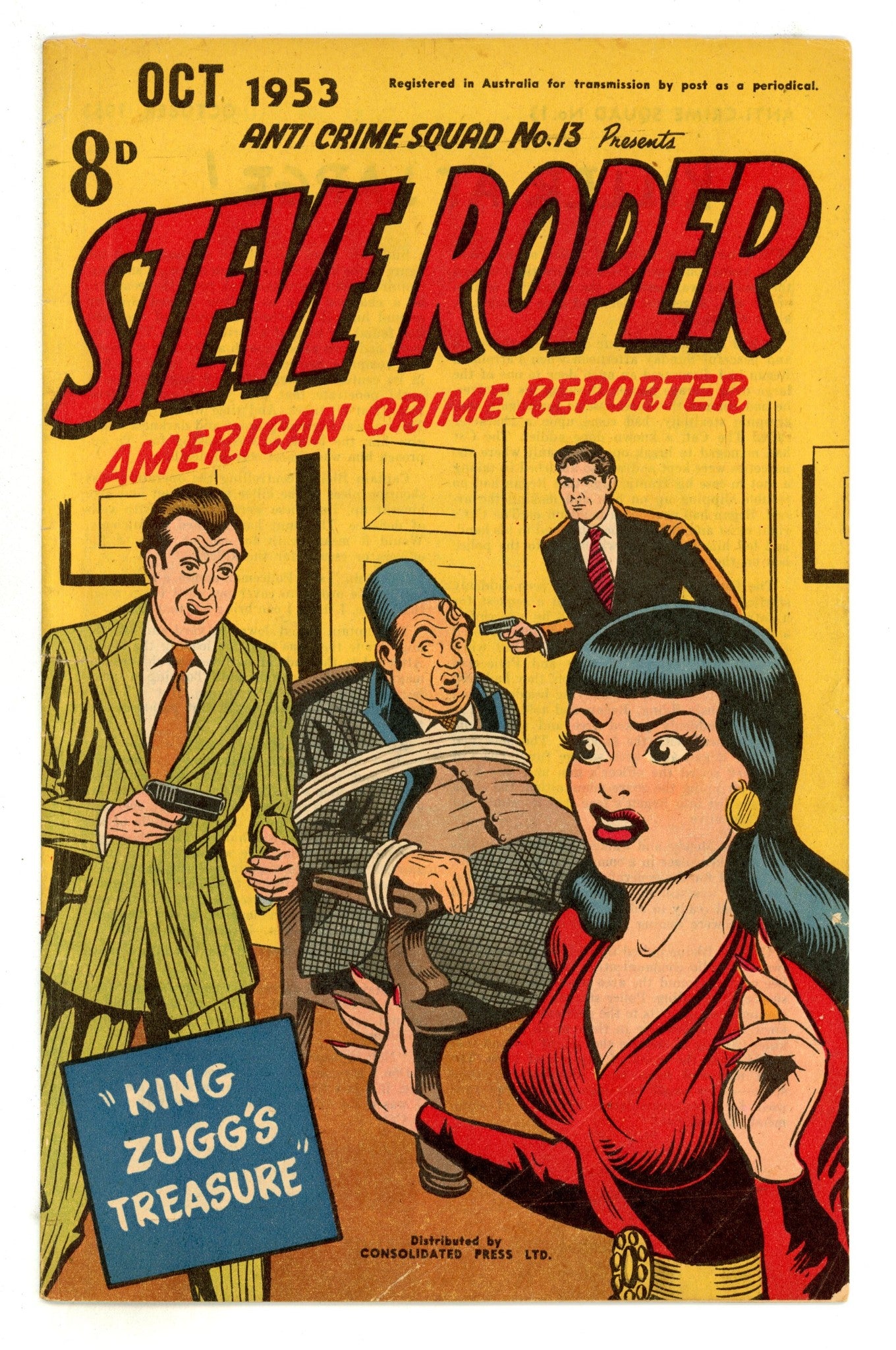 Anti-Crime Squad 13 VG (4.0) (1953) 