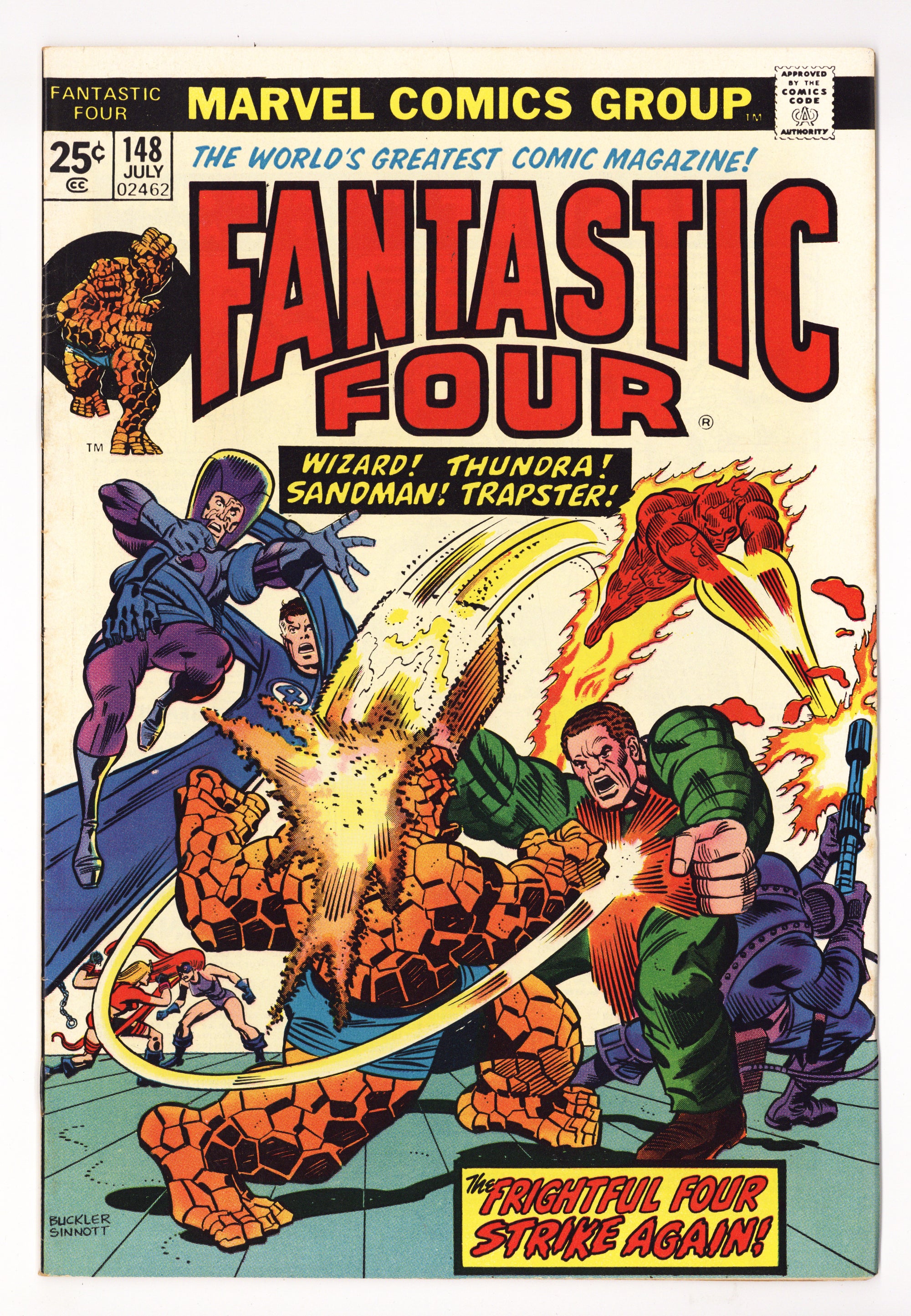 Fantastic Four Vol 1 148  VF- (7.5)   (1974)        