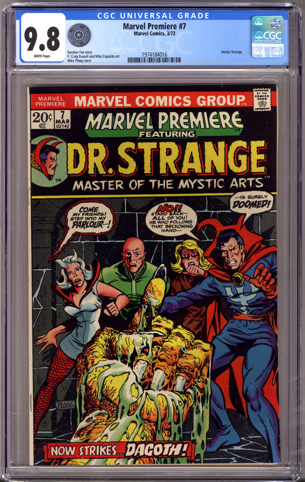 Marvel Premiere 7 CGC 9.8 (NM/M) Oregon Coast Collection (1973)