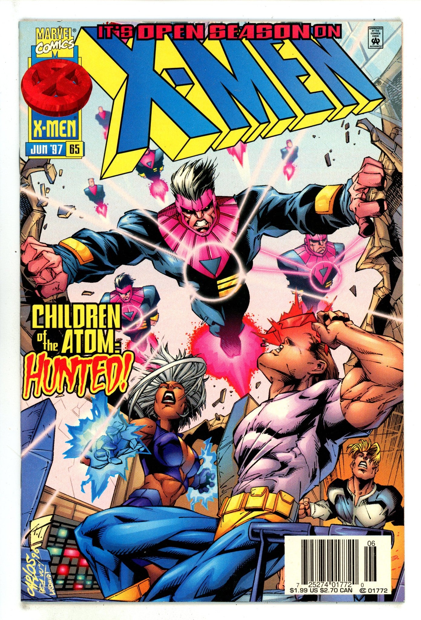 X-Men Vol 1 65 High Grade (1997) Newsstand 