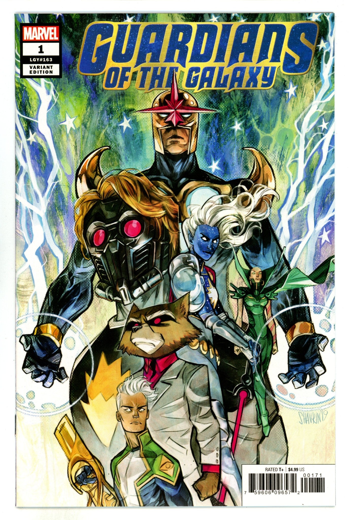 Guardians of the Galaxy Vol 6 1 (163) High Grade (2020) Shavrin Variant 