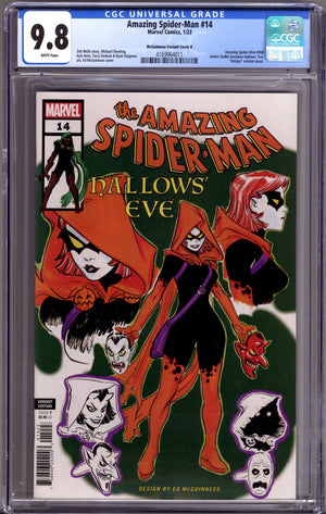 The Amazing Spider-Man Vol 6 14 (908) CGC 9.8 (NM/M) (2023) McGuinness Design Variant