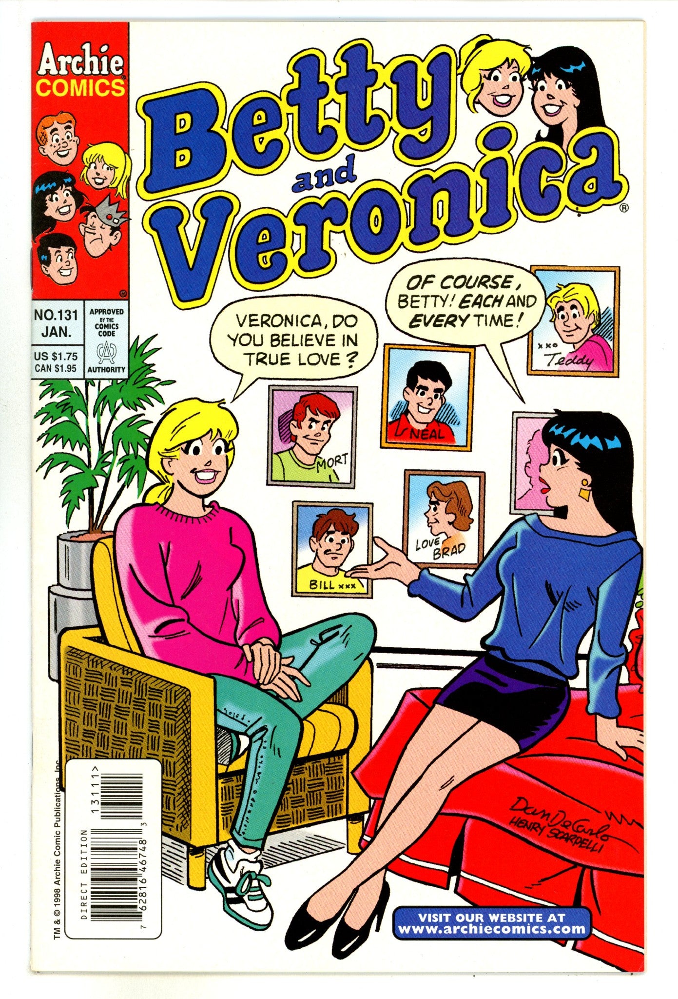 Betty and Veronica Vol 1 131 High Grade (1999) 
