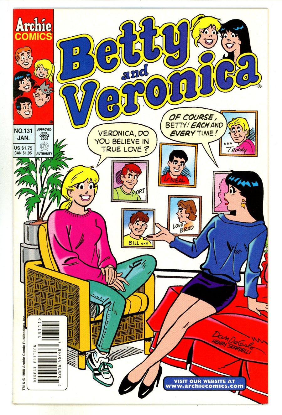 Betty and Veronica Vol 1 131 High Grade (1999) 