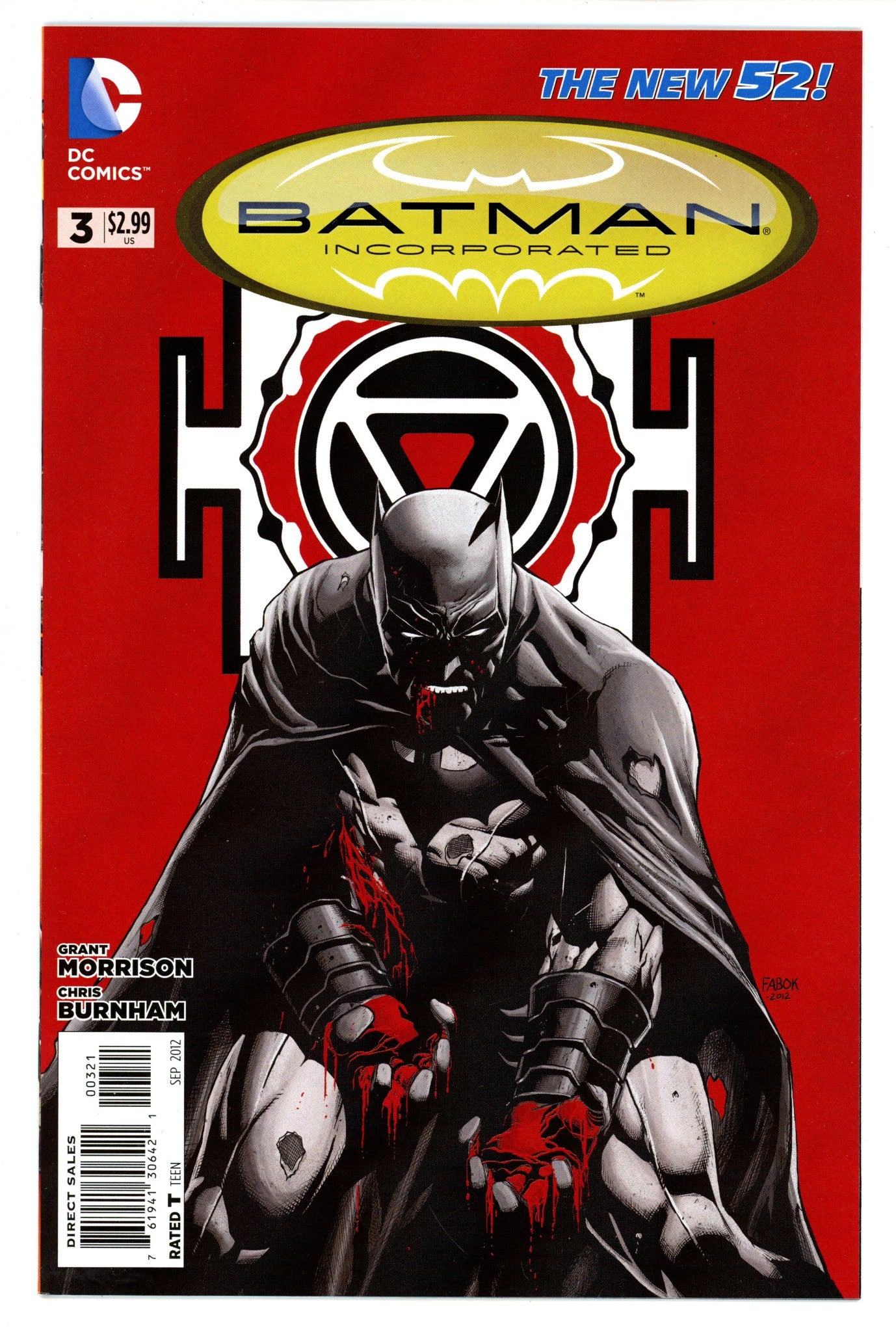 Batman Incorporated Vol 2 3 High Grade (2012) Fabok Variant 