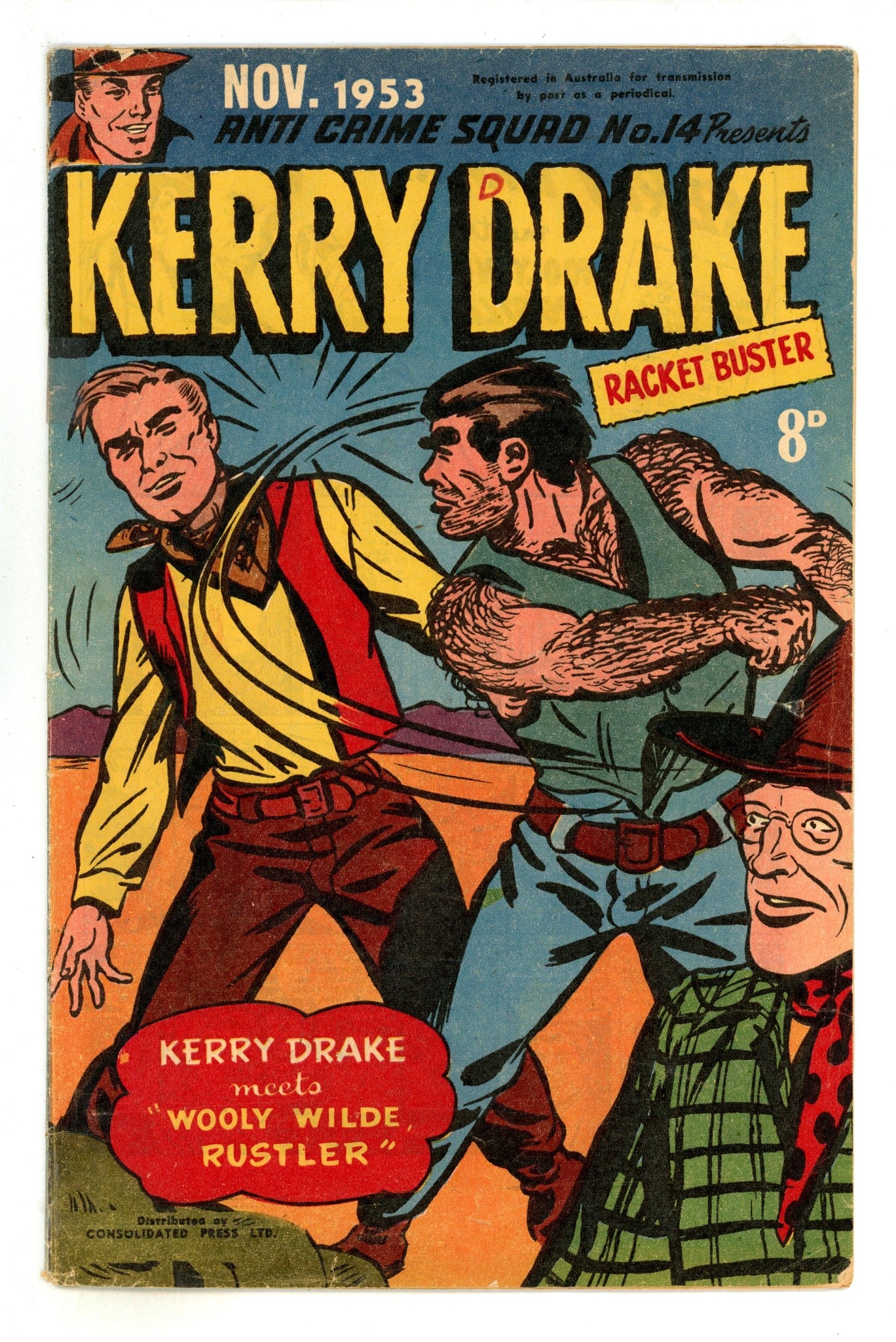 Anti-Crime Squad 14 GD/VG (3.0) (1953) 