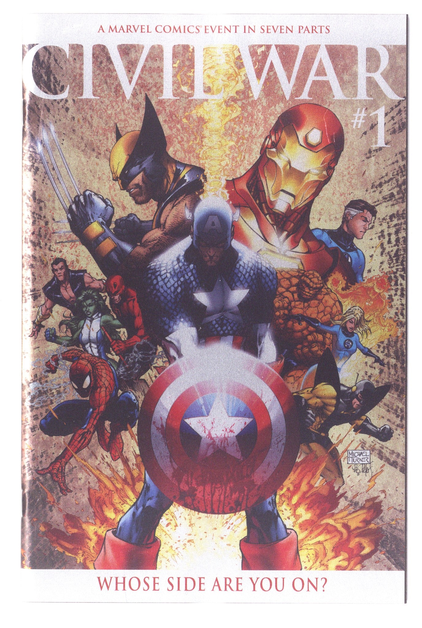 Civil War 1 Turner Facsimile Foil Variant (2025)