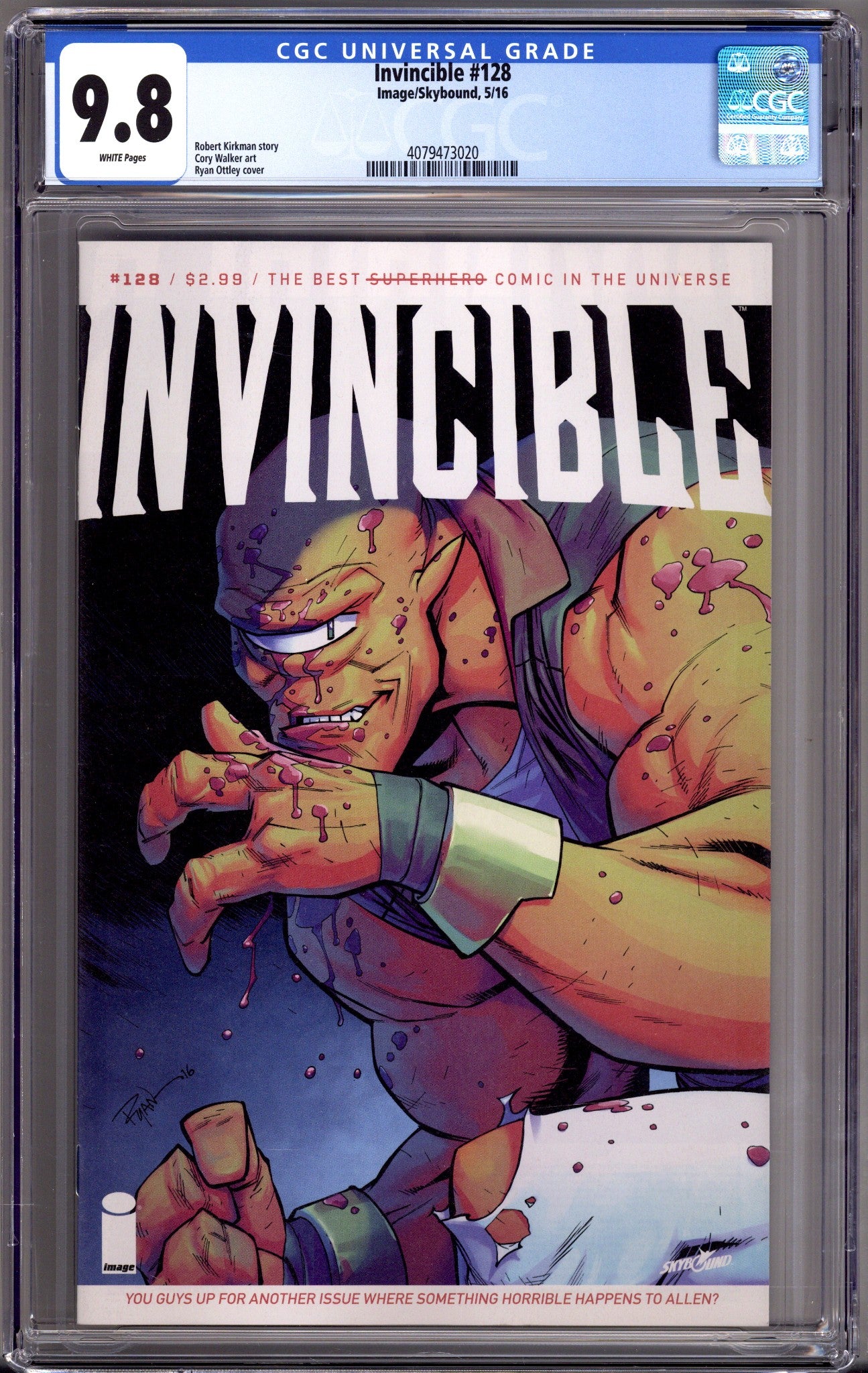 Invincible   128 CGC 9.8 (NM/M)   (2016)        