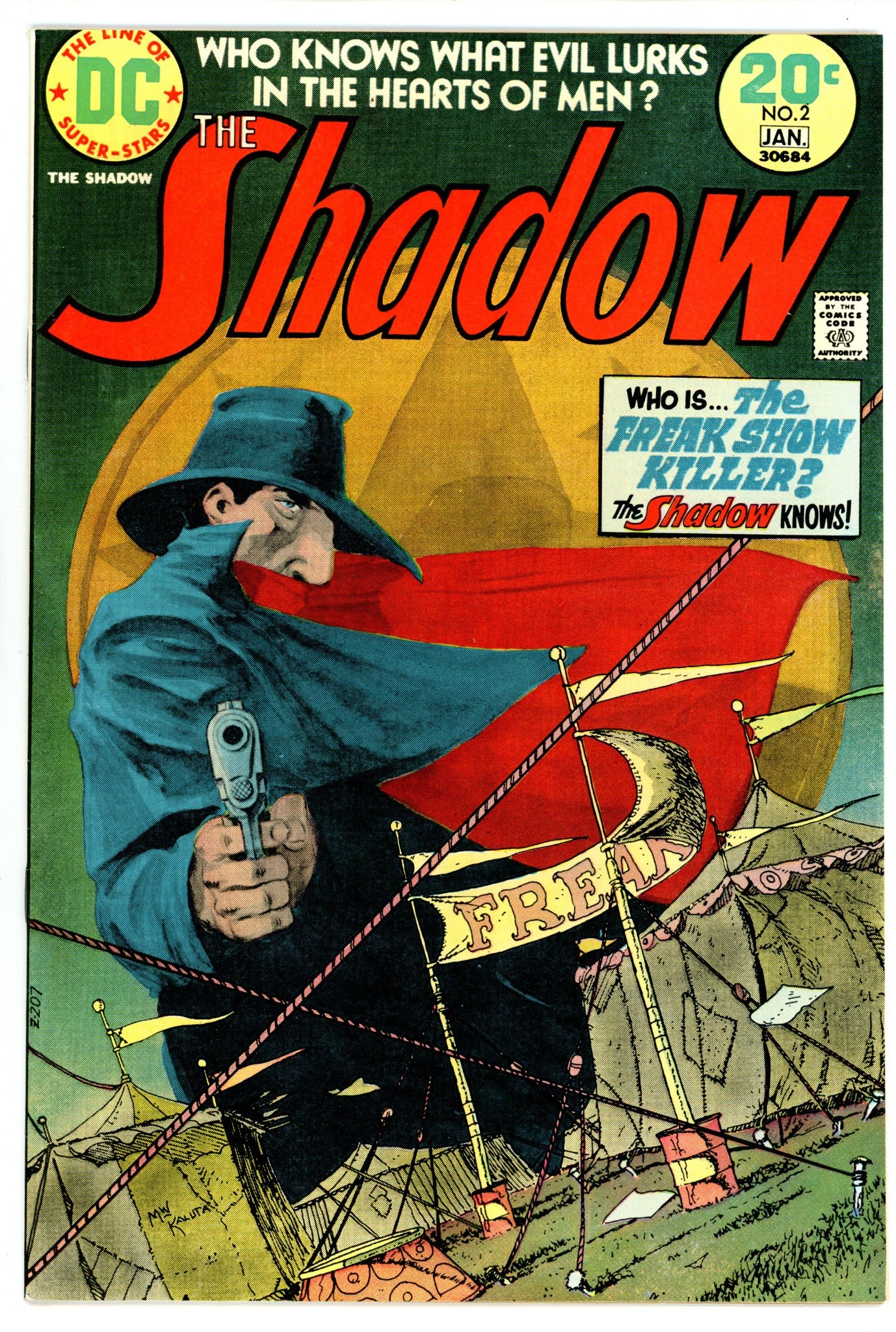 The Shadow Vol 1 2  VF+ (8.5)  (1973)   