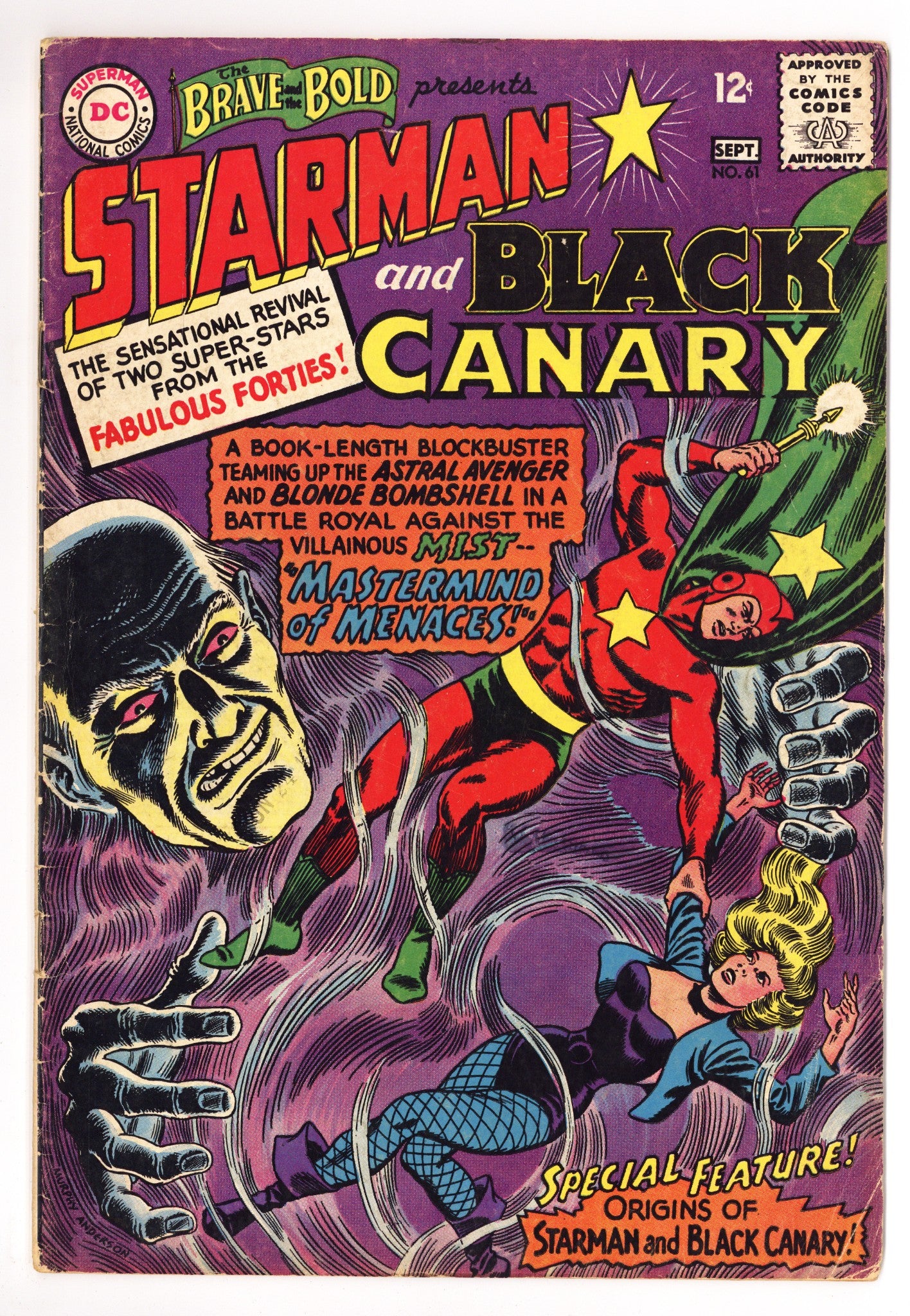 The Brave and the Bold Vol 1 61  VG (4.0)   (1965)        