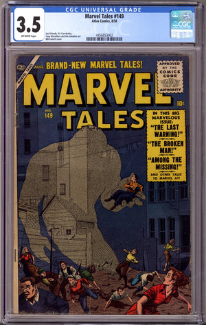 Marvel Tales Vol 1 149 CGC 3.5 (VG-) (1956)
