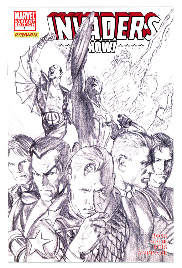 Invaders Now! 1 VF (8.0) (2010) Ross Sketch Incentive Variant